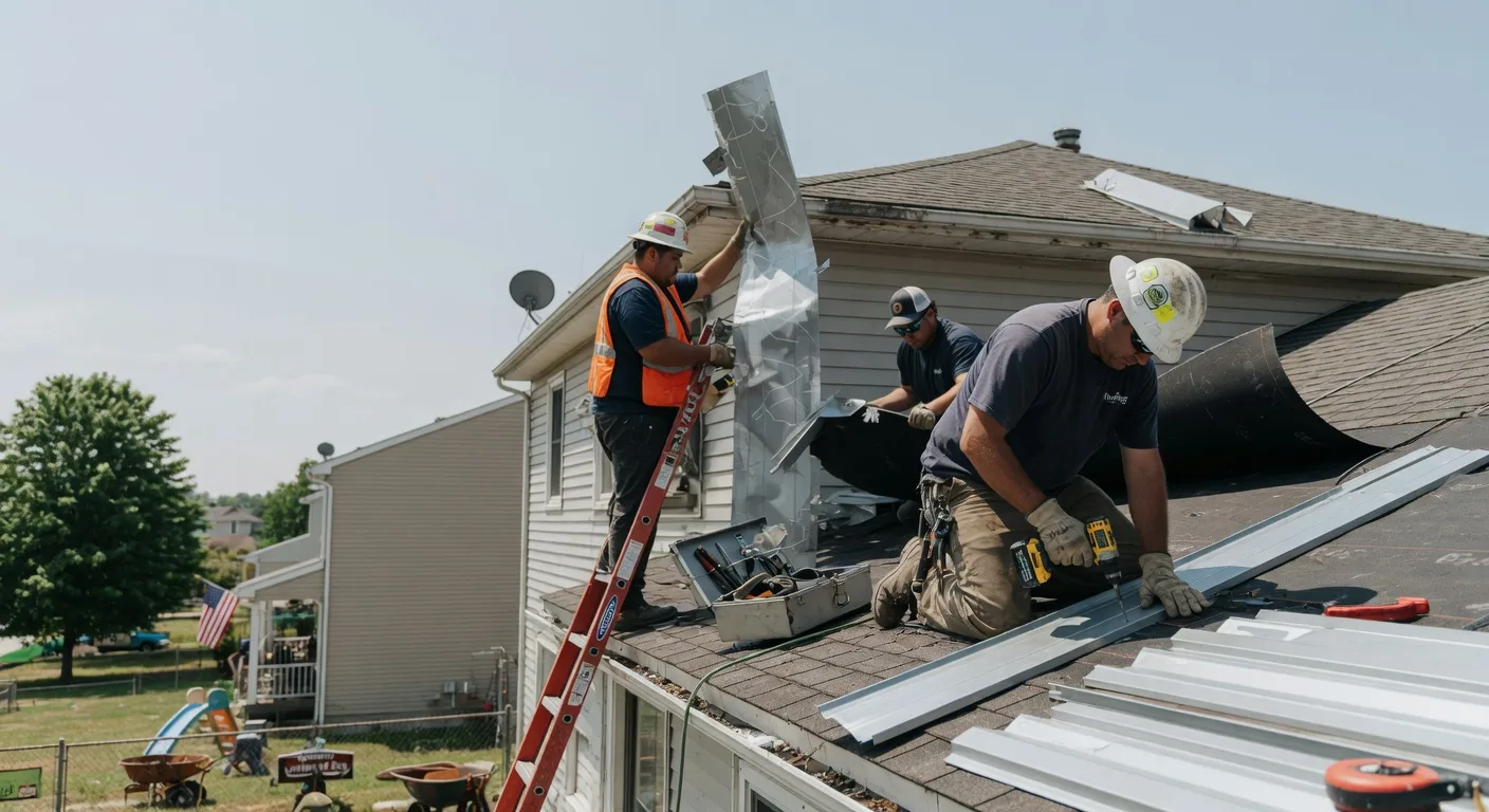 Storm Damage Metal Roof Repair in Greencreek, ID
